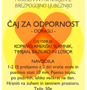 Čaj za odpornost 50g - Odrasli