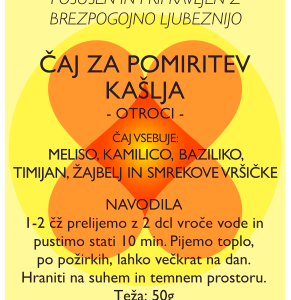 Čaj za pomiritev kašlja 50g - Otroci
